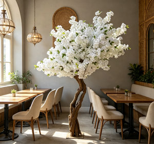 Arbre de cerisier artificiel de haute qualité en PE pour l'aménagement paysager extérieur, hauteur personnalisée, vente directe d'usine, promotion spéciale depuis la Chine - Product Image 2