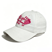 Casquette de baseball et de golf unisexe 5 panneaux personnalisée en polyester et coton avec logo, découpe laser perforée, imperméable, avec cordon, en tissu satiné