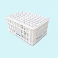 Panier en plastique ventilé empilable, caisse de rangement en plastique pour légumes, panier de rangement empilable en gros