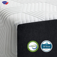 Meistverkaufte Moderne Hotel-Luxus Klappbett-Matratze Online Bestellbar Einzel- Kingsize Gel-Memory-Foam-Matratze