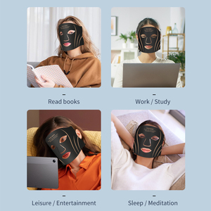 Masque facial à lumière rouge à 7 couleurs certifié CE pour le visage et le cou, idéal pour les voyages, la maison et le bureau, prix d'usine - Product Image 5