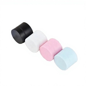 Pot cosmétique vide en plastique PP noir mat de forme carrée de 10g, en gros, avec impression sérigraphiée pour vernis à ongles et gel à ongles - Product Image 4