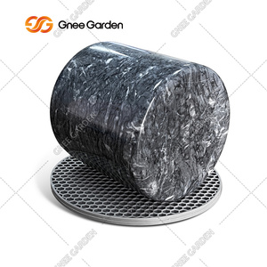 Cheminée de jardin de table ronde Offre Spéciale mini foyer en acier corten en métal avec brûleur de bureau à bois de chauffage - Product Image 5