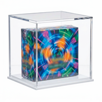 Boîtier de protection magnétique en acrylique transparent pour ETB - Boîte sur mesure avec protection UV pour Black Bolt et objets de collection TCG