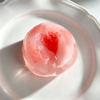 Jouet souple anti-stress en TPE de qualité alimentaire en forme de pêche transparente – Bestseller transfrontalier pour tous les âges