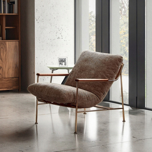 Fika loisirs moderne lumière luxe canapé simple chaise doux élastique concepteur inclinable amovible lavable tapisserie d'ameublement meubles de maison - Product Image 1