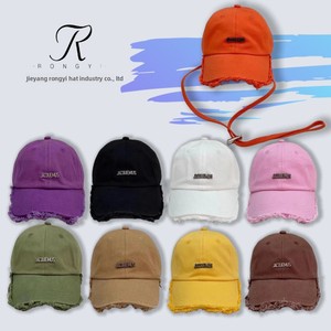 Gorra de Béisbol GL de Color Sólido en Algodón <span class=keywords><strong>con</strong></span> Cordón de Piel, Diseño Casual <span class=keywords><strong>con</strong></span> Protección <span class=keywords><strong>Solar</strong></span>, Ajustable, de 6 Paneles, para las Cuatro Estaciones - Product Image 1