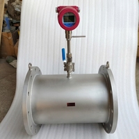 Débitmètre massique thermique bidirectionnel à large plage de débit 24 V CC/220 V CA avec écran LCD pour N2, CH4, CO2, H2, Biogaz, sans recalibration