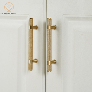 CHENLANG ayarlanabilir çevre dostu avrupa amerikan tarzı katı pirinç tırtıllı kolları otel çekmece Dresser mutfak - Product Image 6