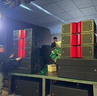 Nouvelle conception de haut-parleurs actifs professionnels pour spectacles en plein air, scène, mariage, enceintes line array passives professionnelles