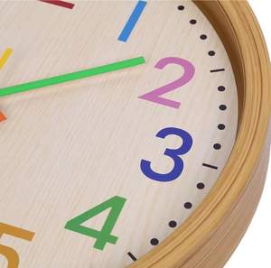 Horloges murales décoratives silencieuses sans tic-tac de 12 pouces horloge murale de décoration d'intérieur de Style rustique rétro pour le salon - Product Image 3