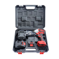 Kit de Llave de Impacto Inalámbrica sin Escobillas, 2 Baterías y 1 Cargador para Andamios, Atornillador Multiusos
