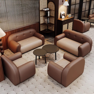 Conjunto de Mesa y Sillas para <span class=keywords><strong>Restaurante</strong></span>, Terraza, Área de <span class=keywords><strong>Descanso</strong></span> Comercial, Recepción, Salón de Té, Tienda de Té con Leche, Mesa de Negociación - Product Image 2