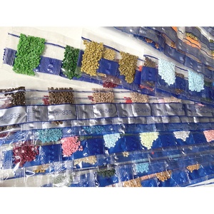 2.5mm mosaïque <span class=keywords><strong>DMC</strong></span> 447 couleurs <span class=keywords><strong>diamant</strong></span> pierres carrées <span class=keywords><strong>diamant</strong></span> peinture forets - Product Image 2