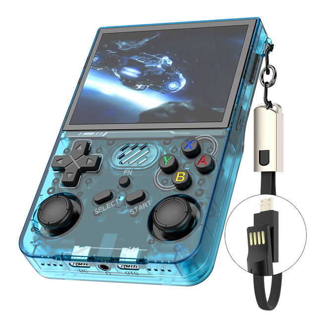 2025 New Arrival R36XX Handheld Game Console Support 2 Player 64GB Retro Video Game Console for PSP