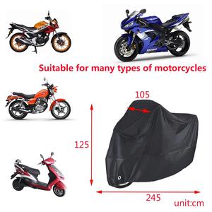 Meilleure Housse de Moto Imperméable d'Extérieur avec Protection UV en Tissu Oxford Polyester Logo Personnalisé - Product Image 5
