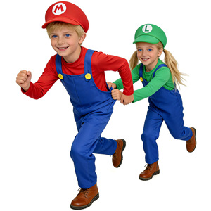 Disfraz de Super Mario para Niños, Traje de Cosplay, Juego de Roles para Niños, Actuación en Escenario, Conjunto para Fiesta - Product Image 5