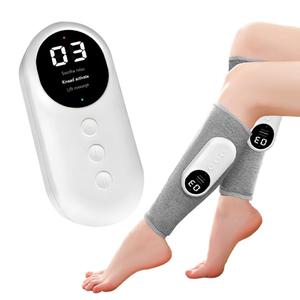 0728 <b>Foot</b> and Leg <b>Massager</b> for <b>Circulation</b> Pain Relief, 2025 Rechargeable Heated Calf with Wireless Air Compression - Product Image 3