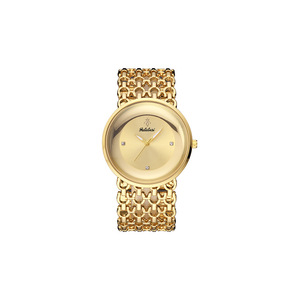 Reloj de lujo ligero Yalalusi para mujer, reloj retro con correa hueca para mujer, reloj con esfera redonda para mujer - Product Image 3