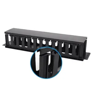 19''2u ABS Cable Management 2U plastic Cable Organizer for Network Rack