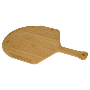 Natural bamboo and wood <b>pizza</b> pan, <b>pizza</b> spatula <b>shaped</b>, long handle, 10-inch and 12-inch extra large, freshly baked <b>pizza</b> pan. - Product Image 5