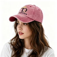 Gorra de Béisbol Vintage Lavada con Logotipo Personalizado Bordado, Protección Solar para Hombres y Mujeres, Gorra Trucker con Cola de Caballo, Gorra Deportiva para Exteriores, Gorra de Papá