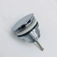Drenaje de cobre para bañera, núcleo emergente, tapón de fuga antiolor, tubo de caída, tornillo de drenaje para lavabo de baño, drenaje de lavabo Clack