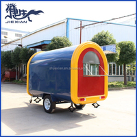 JX-FR300B Chine chariots de vente de nourriture de remorque de panneau d'affichage mobile à vendre