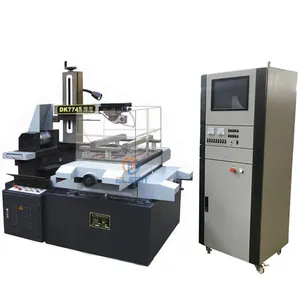 DK7745 vertical controller cnc wire cut edm wire cutting machine