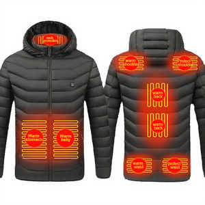 Chaqueta de Plumón Térmica Impermeable con Cierre y Calefacción de 2 Zonas Recargable por USB para Hombre y Mujer, Venta al por Mayor - Product Image 3