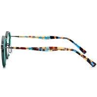 Gafas Borregls de Acetato y Titanio para Hombre, Diseño de Marca 2025, Gafas Redondas Vintage Retro para Mujer, Lentes Ópticas 185693