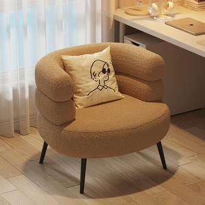 Muebles de Oficina para el Hogar al por Mayor, Sillón de Terciopelo de Lujo, Estilo Nórdico Moderno, para Apartamento, Hotel, Sala de Estar, Dormitorio - Product Image 6