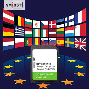 Carte SD de navigation GPS SMIOST pour <span class=keywords><strong>TomTom</strong></span>, compatible avec VW FX OST Europe Transporter Tiguan - Product Image 1
