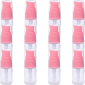 Manufacture High Quality 60ml <b>Plastic</b> Transparent Round Shape Cosmetic Skincare Spray <b>Bottle</b> <b>Empty</b> Makeup <b>Bottle</b> With Lid - Product Image 1