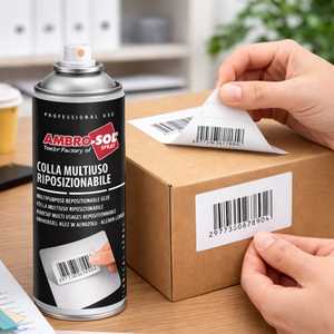 Spray Adesivo Multiuso Riposizionabile Ambro-Sol 400ml per Uso Professionale - Product Image 6