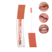Kiss Beauty 2,8 ml Gloss à lèvres volumateur pailleté, vente en gros, cosmétique, maquillage, gloss à lèvres hydratant et repulpant