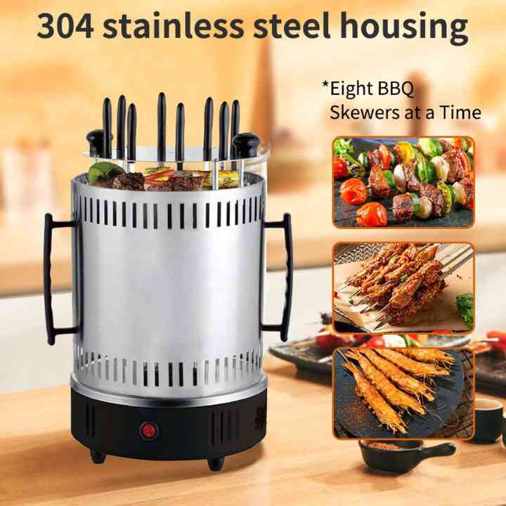 Set 6 Spiedini Barbecue In Acciaio Inox - Bastoncini Kebab