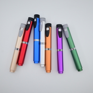 Durable Metal Reusable Packaging <b>Pen</b> Adjustable 3ml Cartridge Custom Logo Graphic Design Rubber Stopper Injector <b>Pen</b> - Product Image 2