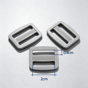 <b>Plastic</b> Tri-Glide <b>Slide</b> Buckle Adjustable Webbing Strap Keeper Slider for Backpack Bag Belt Garment Accessories - Product Image 2