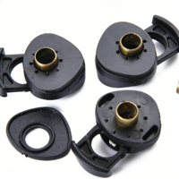 Clip à ressort cylindrique en plastique, boucle de fixation pour corde élastique, accessoire de sac, bouton à ressort, boucle de réglage de sac, résistant à l'usure