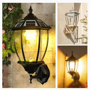 Lampu dinding antik Eropa IP65 lampu dinding lentera tahan air lampu dinding Vintage baru 2025 - Product Image 5