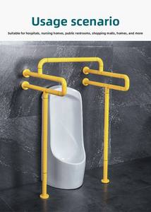 <span class=keywords><strong>Barre</strong></span> d'appui murale antidérapante en acier inoxydable <span class=keywords><strong>pour</strong></span> salle <span class=keywords><strong>de</strong></span> bain, style minimaliste moderne (600mm/700mm) – Idéale <span class=keywords><strong>pour</strong></span> <span class=keywords><strong>douche</strong></span>, personnes à mobilité réduite et toilettes - Product Image 2