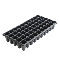 Plateau de semis profond en plastique PET, durable et réutilisable, 50 alvéoles, pour la culture de légumes, fleurs, semis, jardins et pépinières