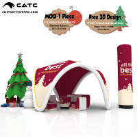 Structure gonflable pour le festival de Noël CATC |   Tente d'événement imperméable et résistante aux intempéries, certifiée CE, taille personnalisable, promotions
