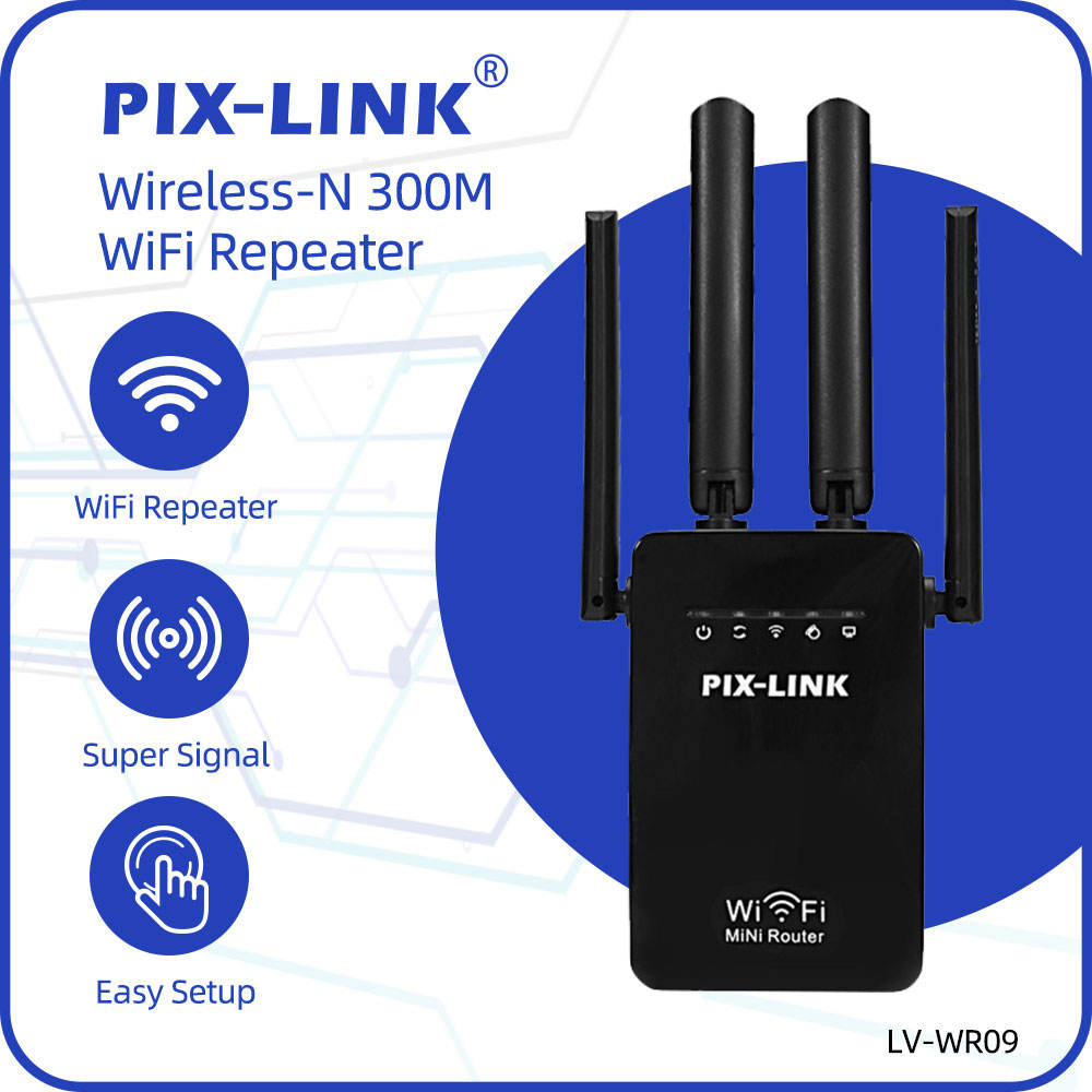 Router Repetidor Pix Link Wr09 Pix Link 1200mbps Wireless Router