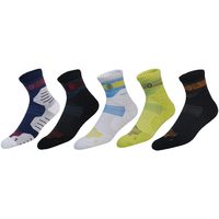 Logo brodé coloré Elite Basketball Hommes Terry Running Chaussettes personnalisées Sports