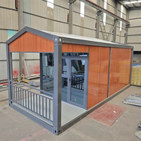 Maison Conteneur Préfabriquée Moderne et Confortable à Prix d'Usine pour le Camping