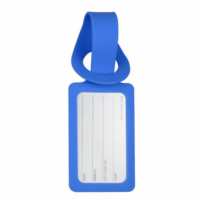 Ensemble d'étiquettes de bagages et de porte-passeports personnalisés en PVC avec nom et identification, imprimés sur mesure pour cadeau de voyage