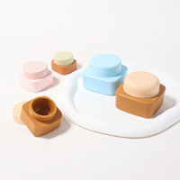 Pot en plastique à paroi épaisse pour crème, 20g, 10g, 5g, emballage cosmétique pour crème pour les yeux, crème hydratante, crème pour le corps, vente en gros