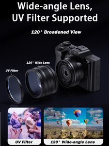 Top bán độ nét cao nhiếp ảnh kỹ thuật số New DSLR DC máy ảnh kỹ thuật số 48mp 5K với màn hình video chuyên nghiệp máy ảnh - Product Image 4